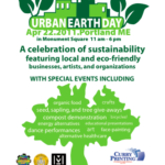 Urban Earth Day Poster City of Portland